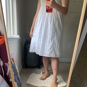 J. Crew White Summer Dress